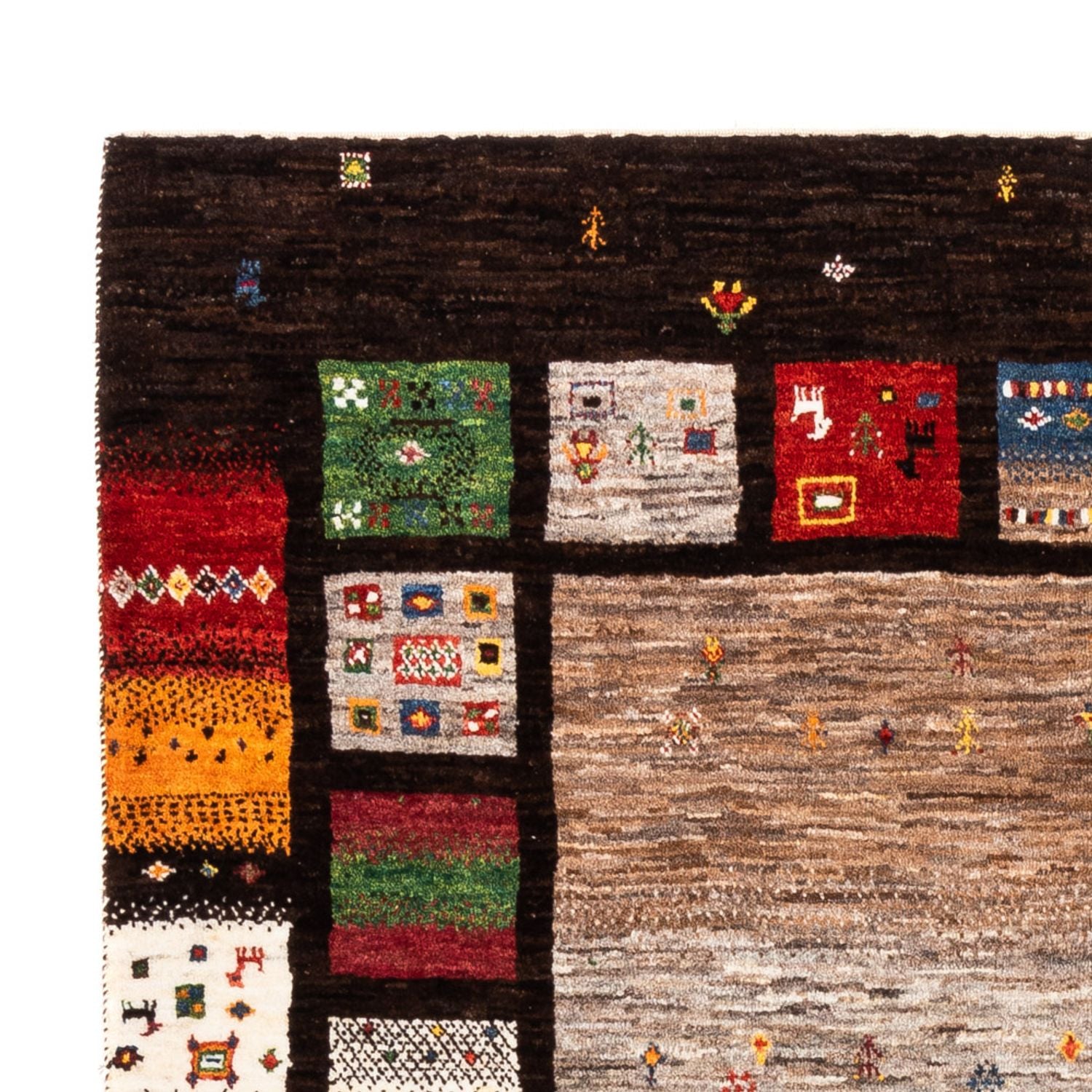 Tappeto Gabbeh - Loribaft Persero - Reale - 214 x 156 cm - multicolore