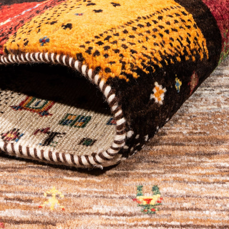 Tappeto Gabbeh - Loribaft Persero - Reale - 214 x 156 cm - multicolore