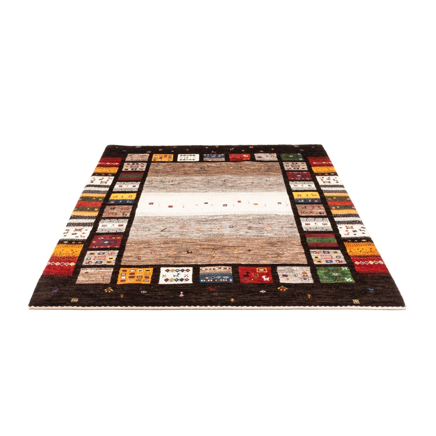 Tappeto Gabbeh - Loribaft Persero - Reale - 214 x 156 cm - multicolore
