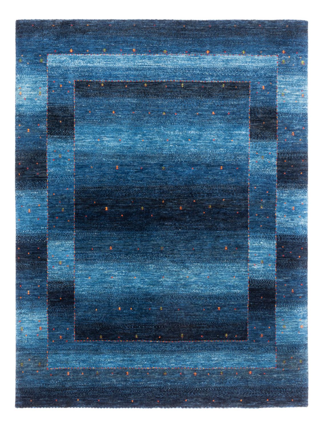 Tappeto Gabbeh - Loribaft Persero - 204 x 153 cm - blu