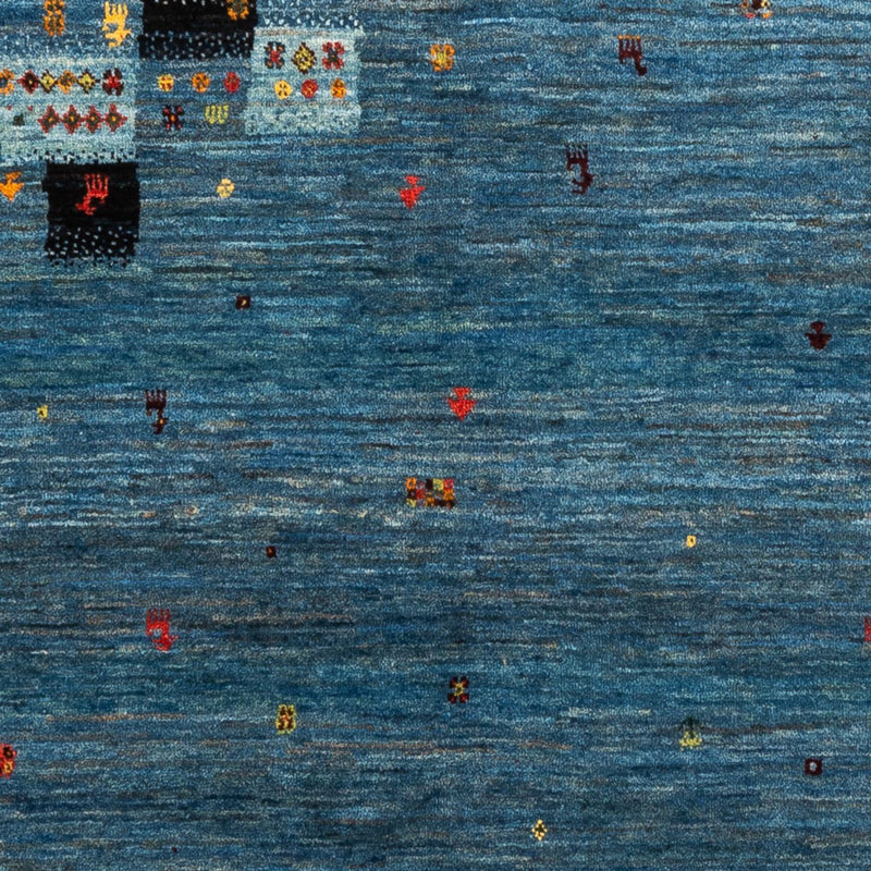 Tappeto Gabbeh - Loribaft Persero - Reale - 199 x 154 cm - blu