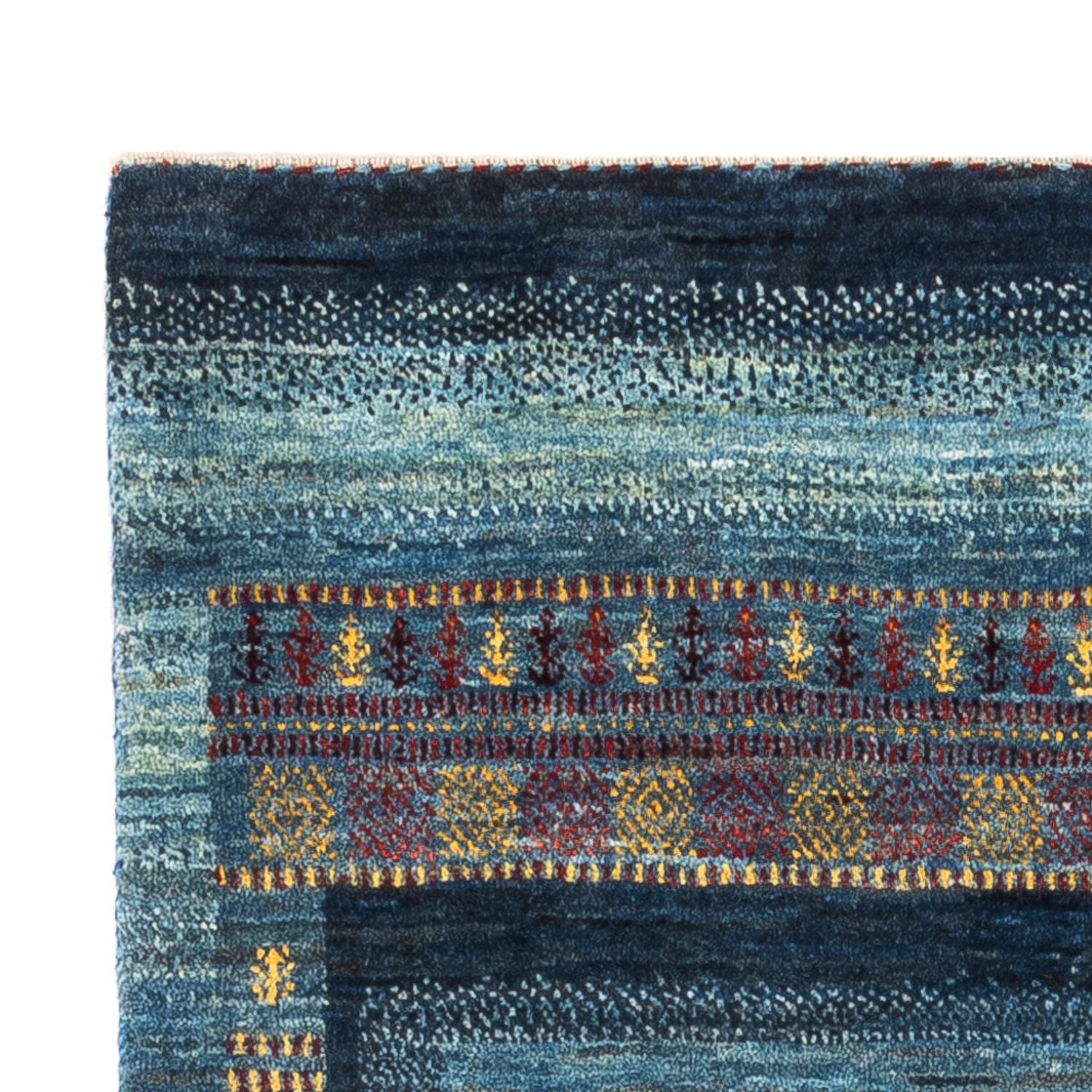 Tappeto Gabbeh - Loribaft Persero - Reale - 132 x 90 cm - multicolore