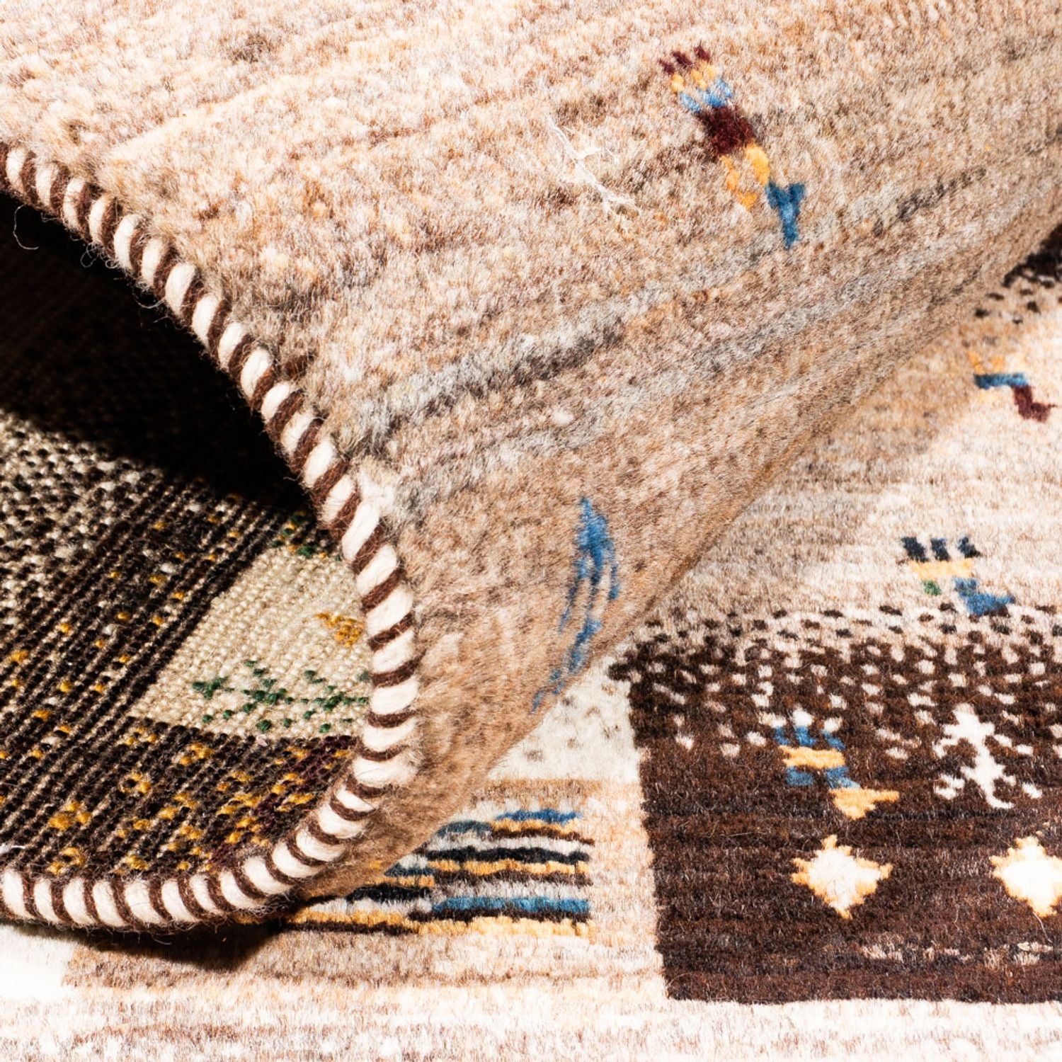 Tappeto Gabbeh - Loribaft Persero - Reale - 158 x 111 cm - multicolore