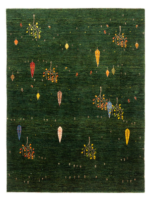 Tappeto Gabbeh - Loribaft Persero - 191 x 143 cm - verde