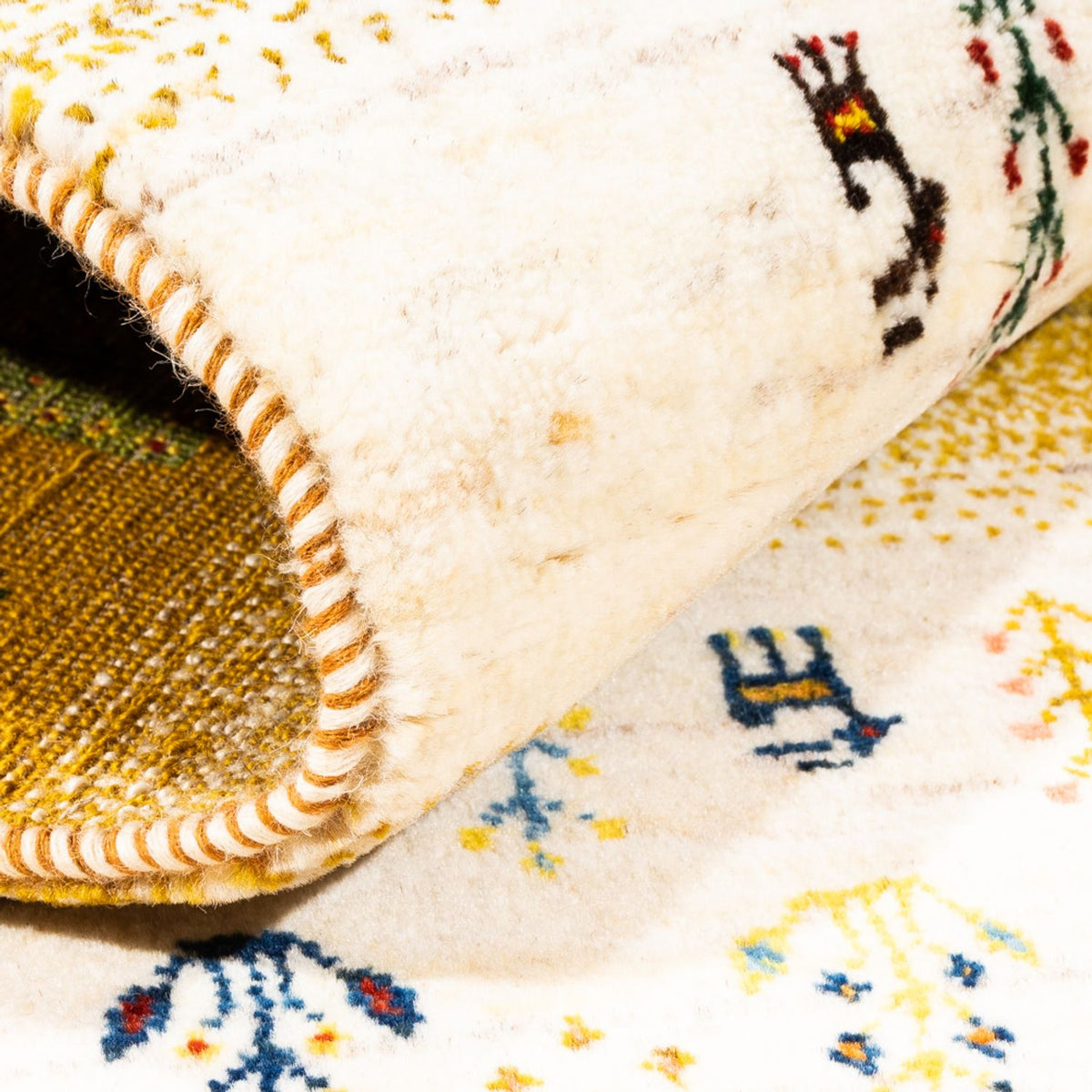Tappeto Gabbeh - Loribaft Persero - 156 x 96 cm - multicolore