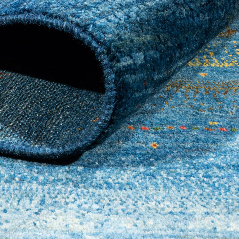 Tappeto Gabbeh - Loribaft Persero - 200 x 147 cm - blu