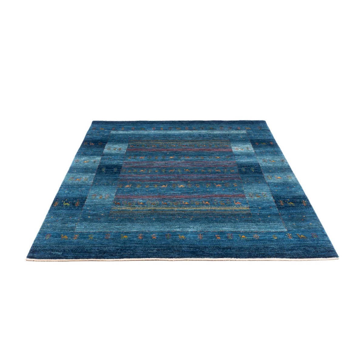 Tappeto Gabbeh - Loribaft Persero - 200 x 147 cm - blu
