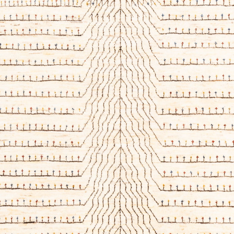 Tappeto Gabbeh - Loribaft Persero - 202 x 154 cm - naturale