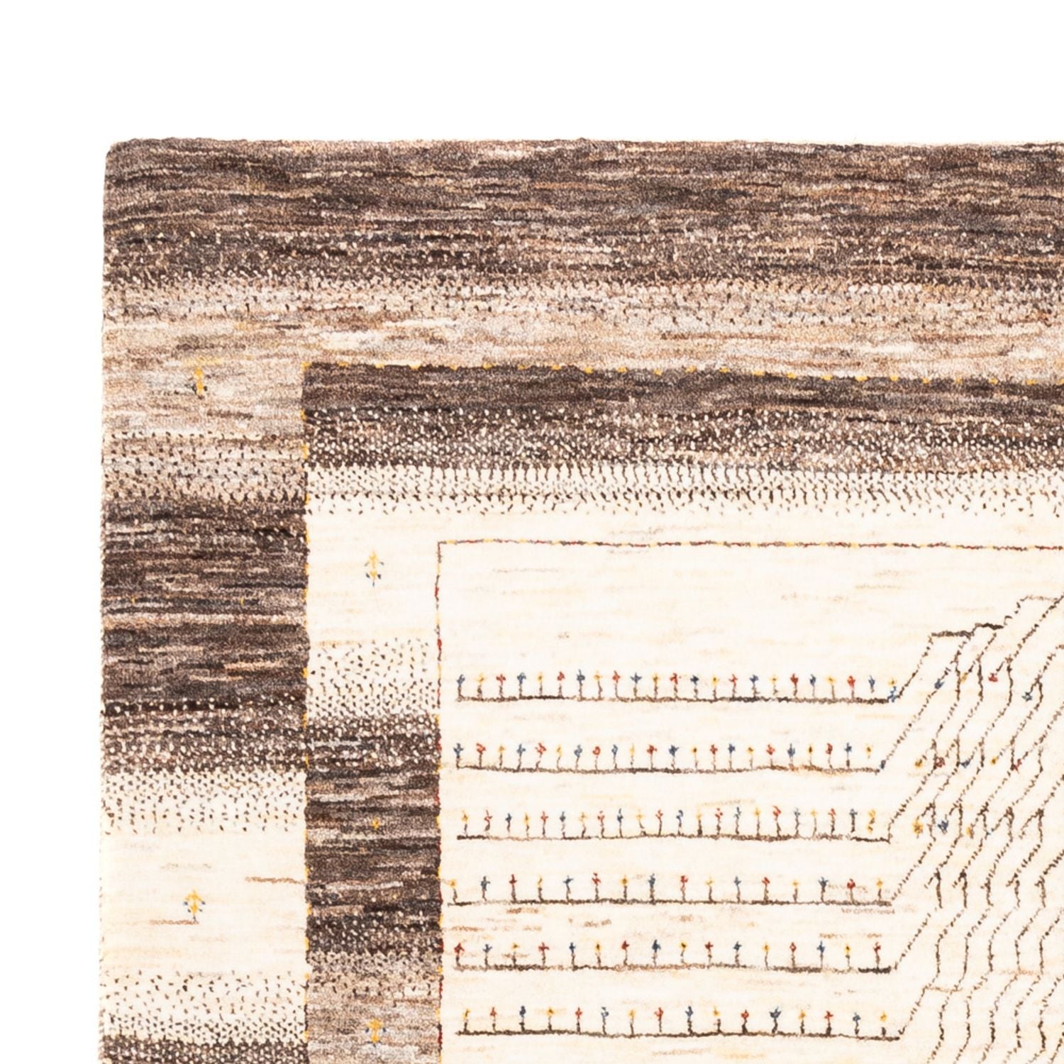 Tappeto Gabbeh - Loribaft Persero - 202 x 154 cm - naturale
