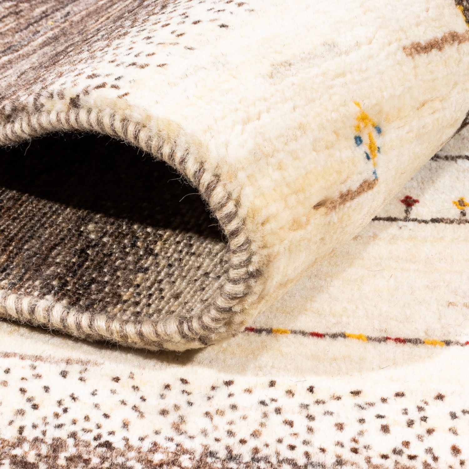 Tappeto Gabbeh - Loribaft Persero - 202 x 154 cm - naturale
