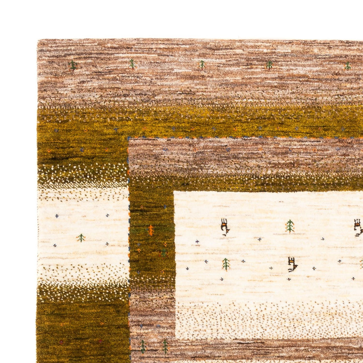 Tappeto Gabbeh - Loribaft Persero - 205 x 171 cm - naturale