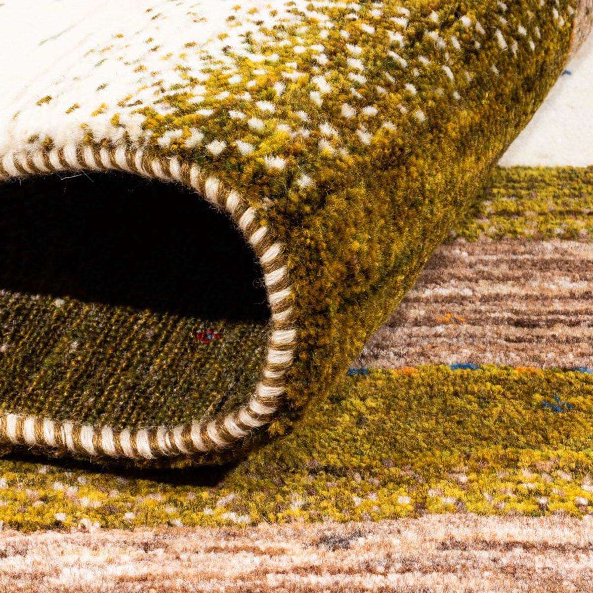 Tappeto Gabbeh - Loribaft Persero - 205 x 171 cm - naturale