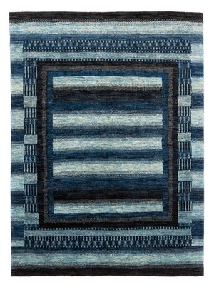 Tappeto Gabbeh - Loribaft Persero - Reale - 204 x 149 cm - blu