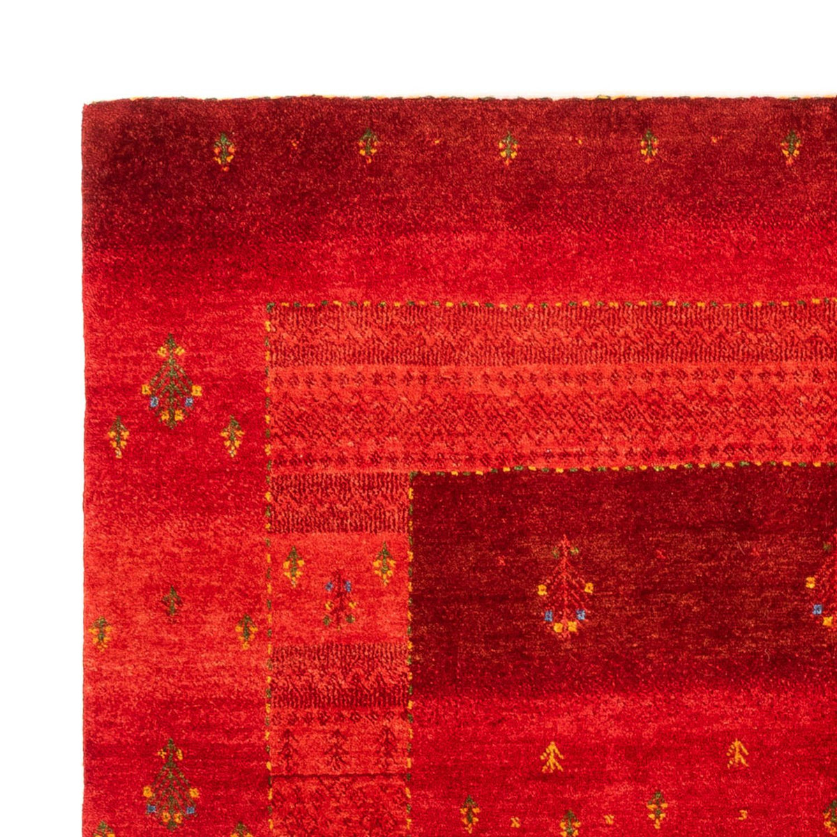 Tappeto Gabbeh - Loribaft Persero - 206 x 156 cm - rosso