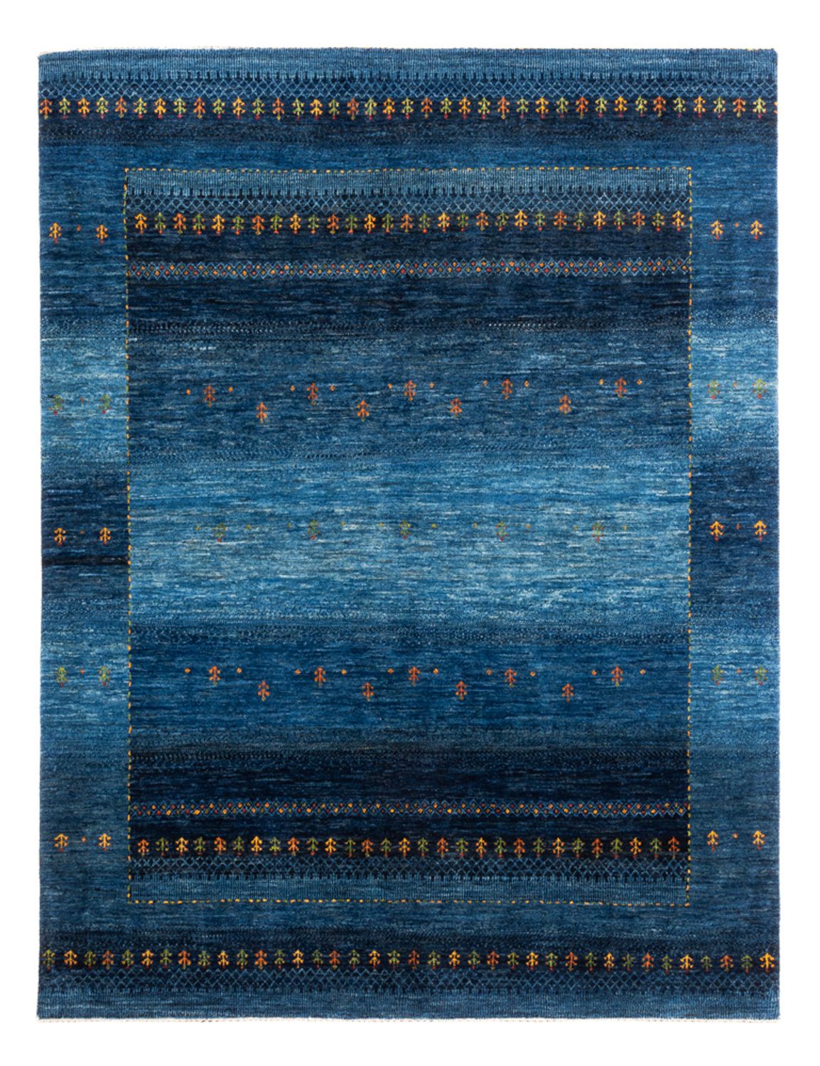 Tappeto Gabbeh - Loribaft Persero - 209 x 160 cm - blu