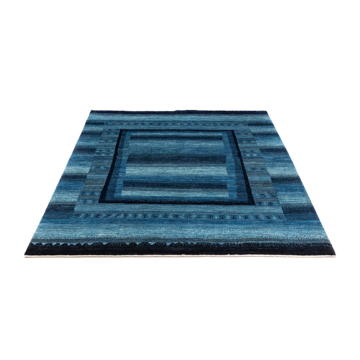Tappeto Gabbeh - Loribaft Persero - Reale - 210 x 150 cm - blu