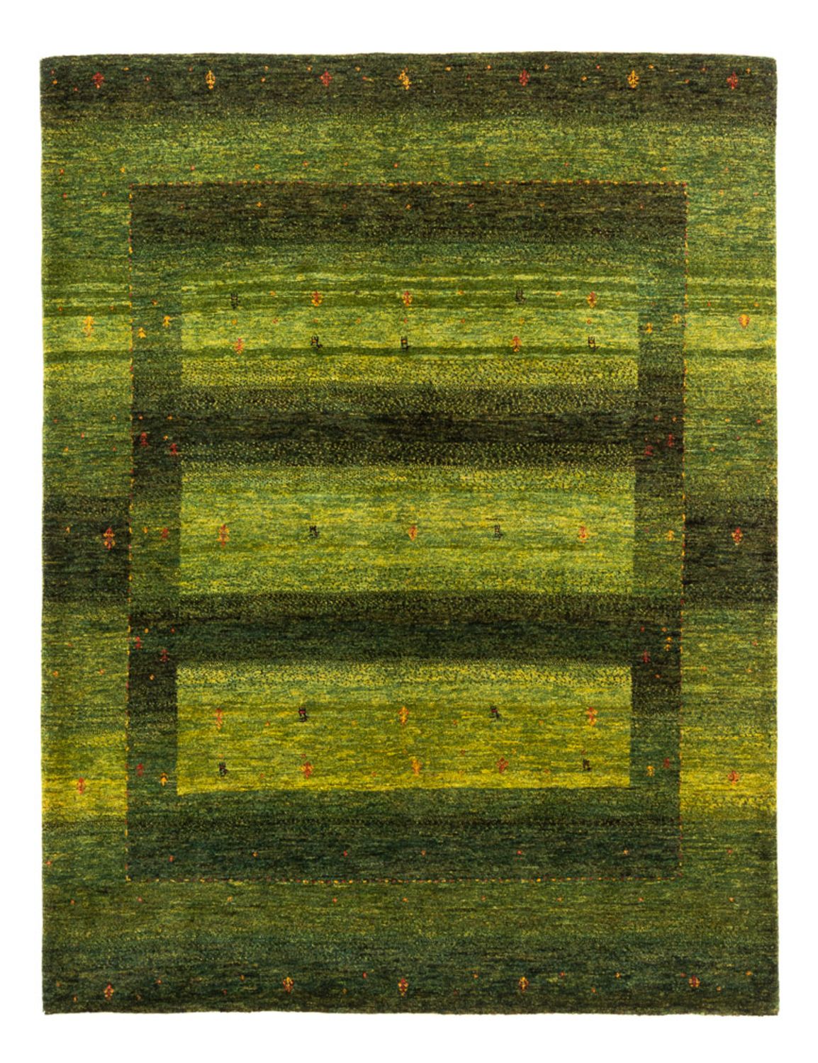 Tappeto Gabbeh - Loribaft Persero - 200 x 159 cm - verde