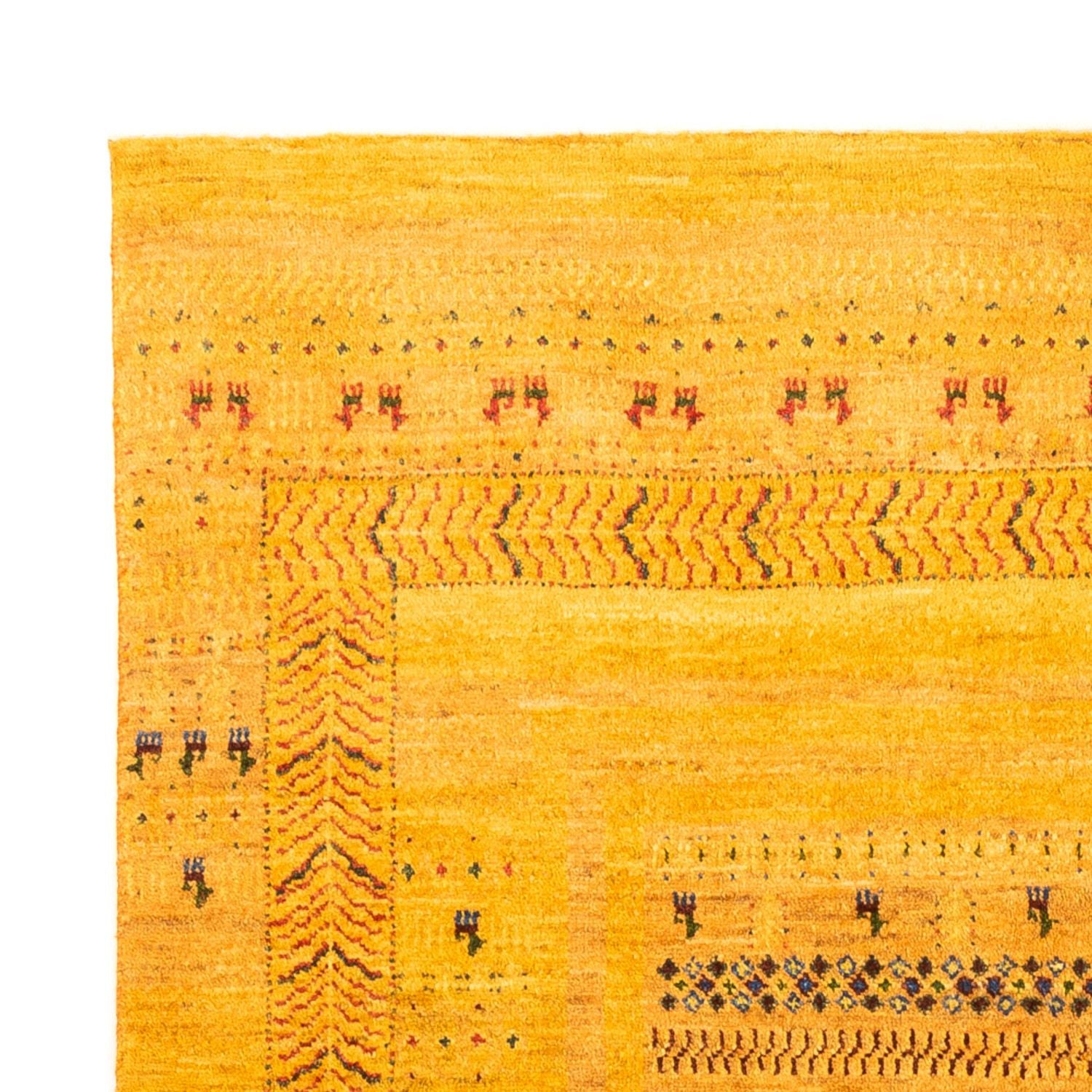 Tappeto Gabbeh - Loribaft Persero - Reale - 198 x 152 cm - oro