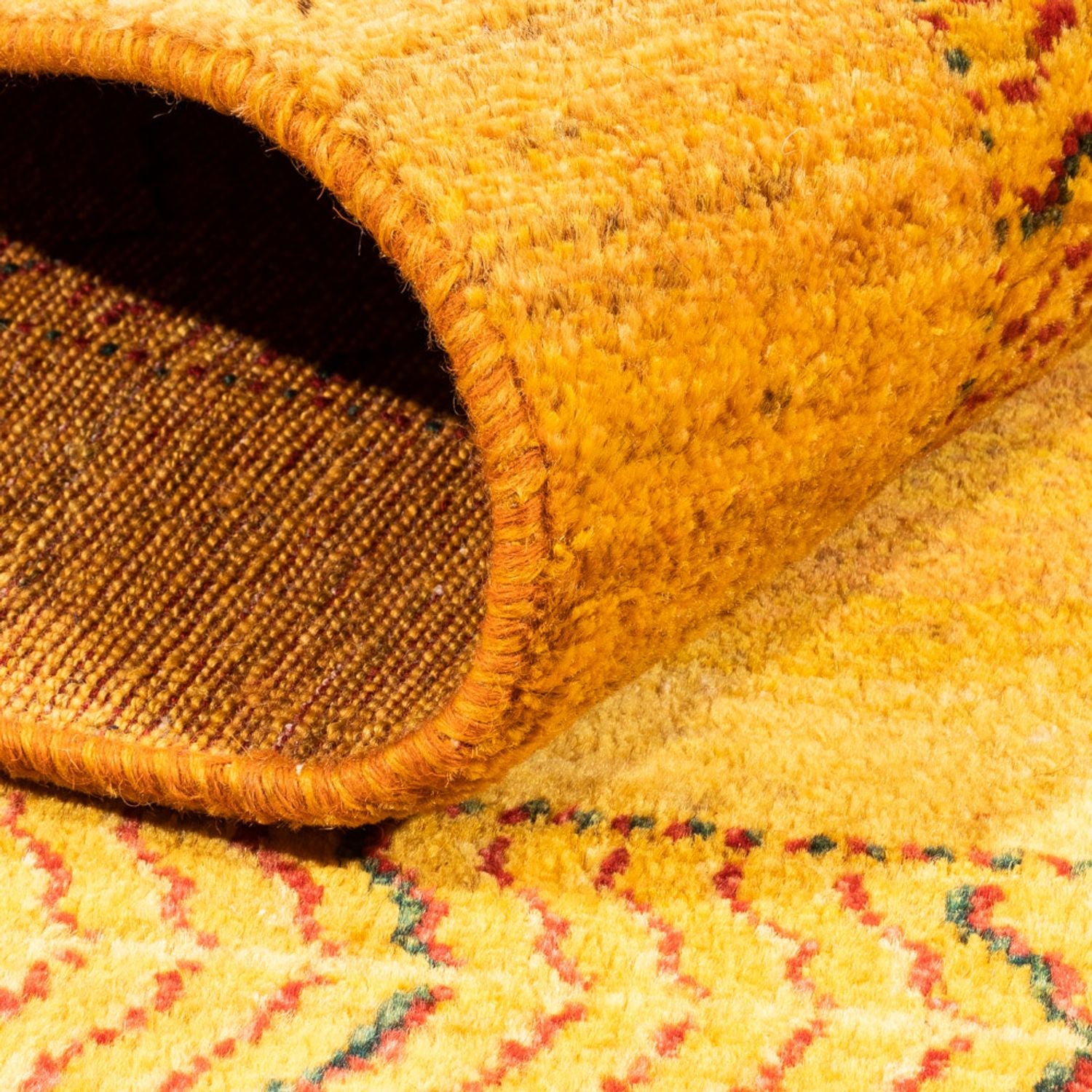 Tappeto Gabbeh - Loribaft Persero - Reale - 198 x 152 cm - oro