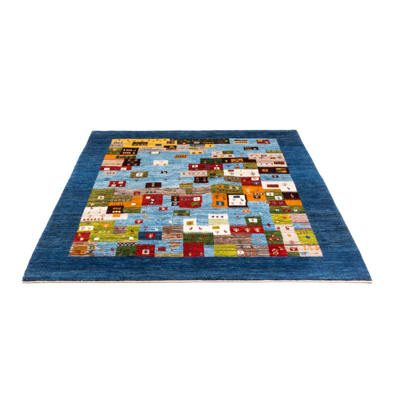 Tappeto Gabbeh - Loribaft Persero - Reale - 192 x 159 cm - blu