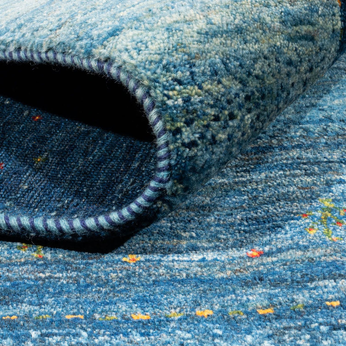 Tappeto Gabbeh - Loribaft Persero - 205 x 156 cm - blu