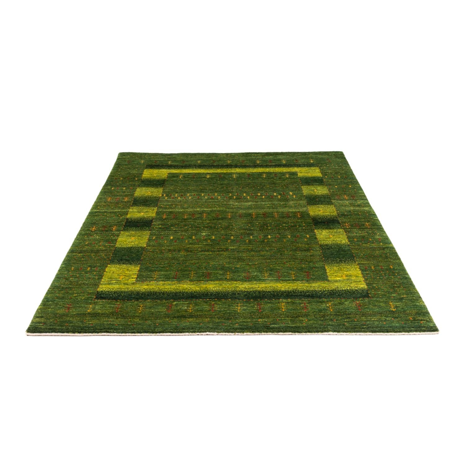 Tappeto Gabbeh - Loribaft Persero - 205 x 150 cm - verde