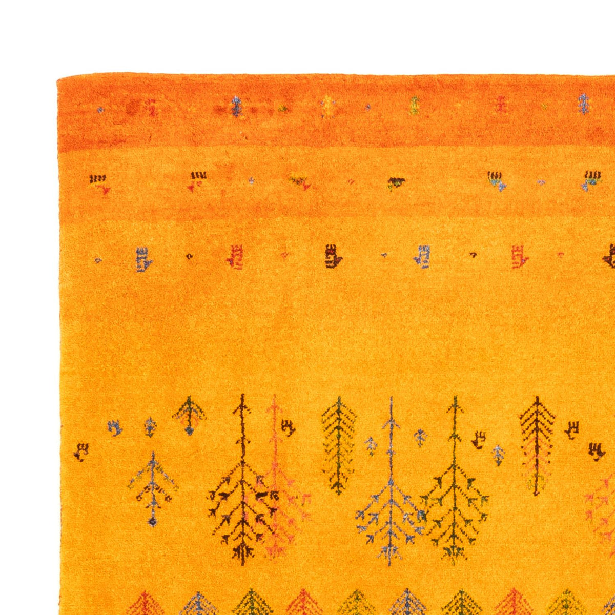 Tappeto Gabbeh - Loribaft Persero - 209 x 150 cm - oro