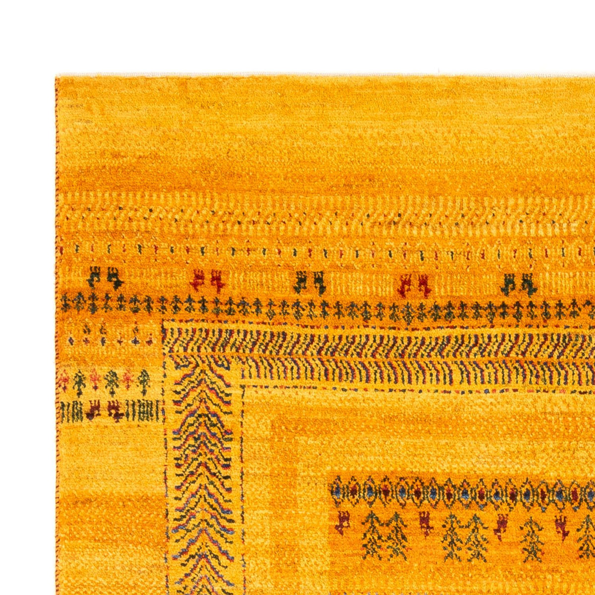 Tappeto Gabbeh - Loribaft Persero - Reale - 205 x 144 cm - oro