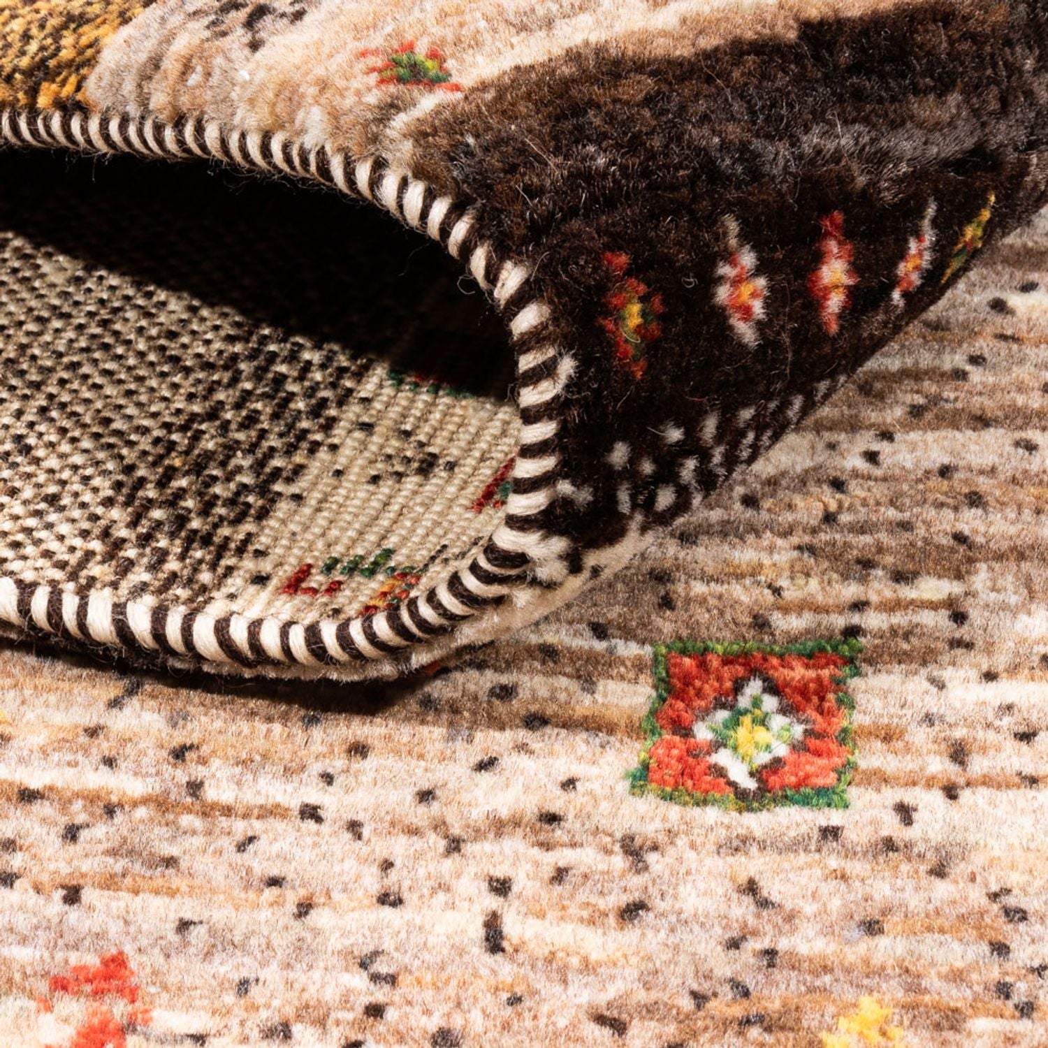 Tappeto Gabbeh - Loribaft Persero - Reale - 204 x 153 cm - multicolore