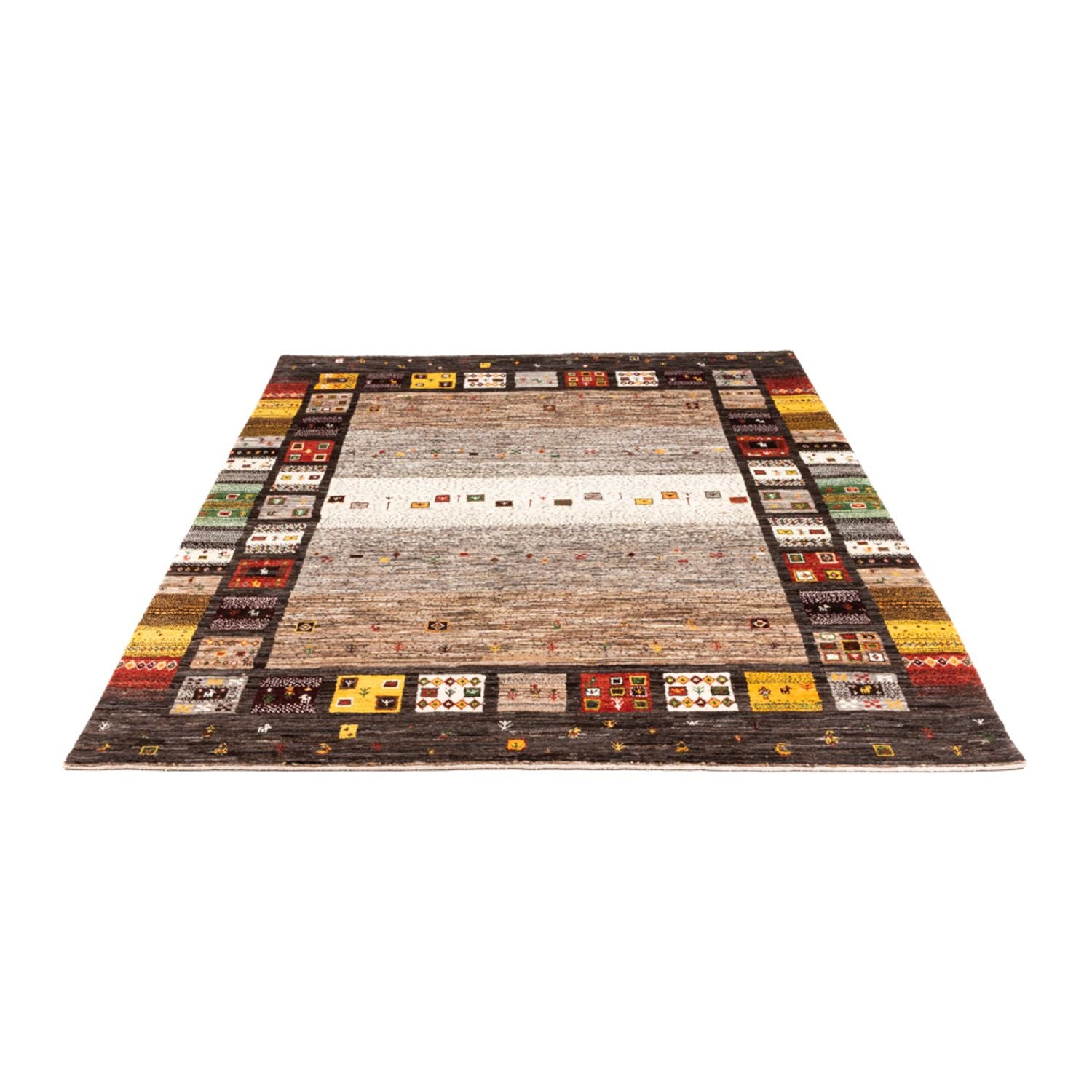 Tappeto Gabbeh - Loribaft Persero - Reale - 204 x 153 cm - multicolore