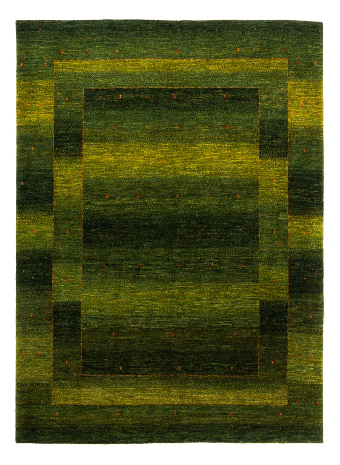Tappeto Gabbeh - Loribaft Persero - 207 x 154 cm - verde