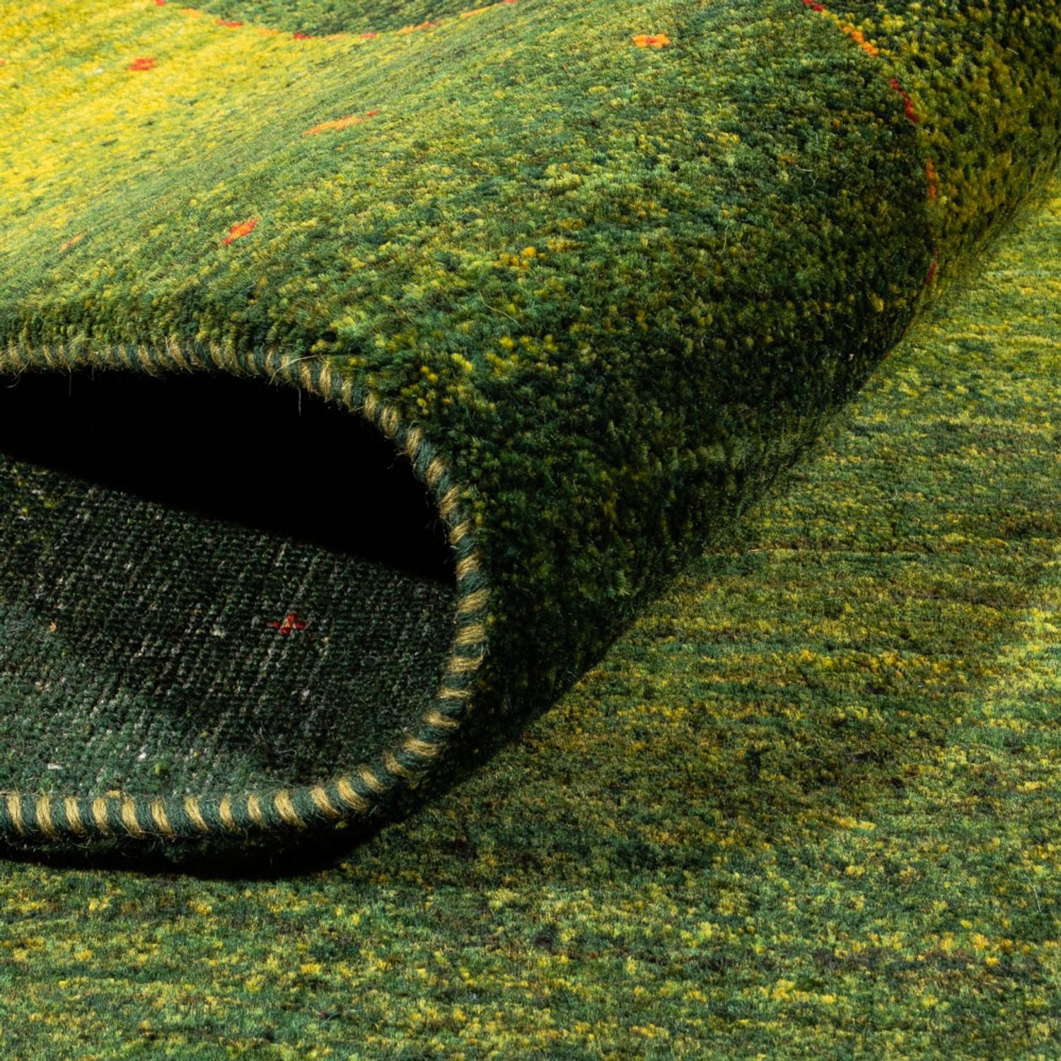 Tappeto Gabbeh - Loribaft Persero - 207 x 154 cm - verde