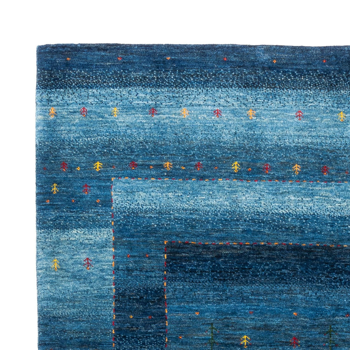 Tappeto Gabbeh - Loribaft Persero - 209 x 154 cm - blu