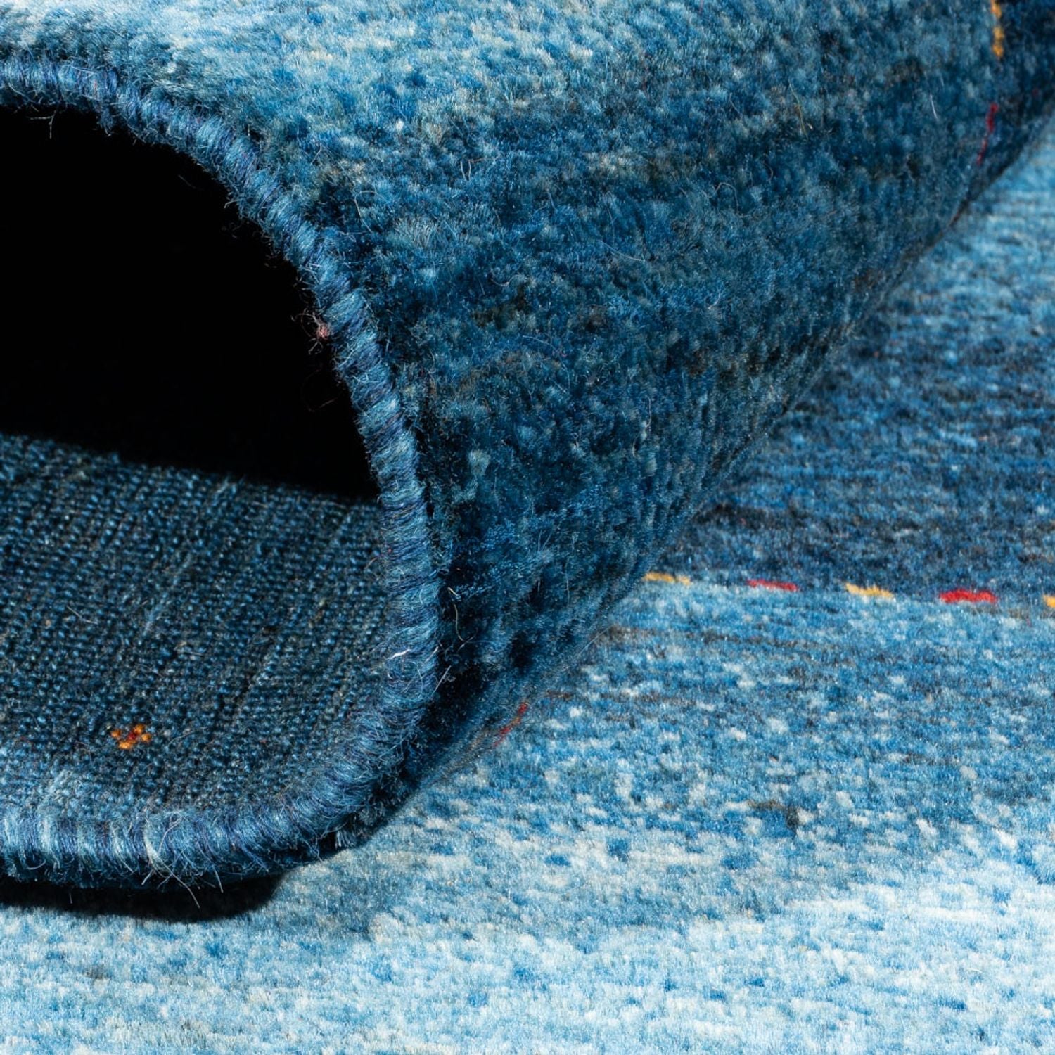 Tappeto Gabbeh - Loribaft Persero - 209 x 154 cm - blu