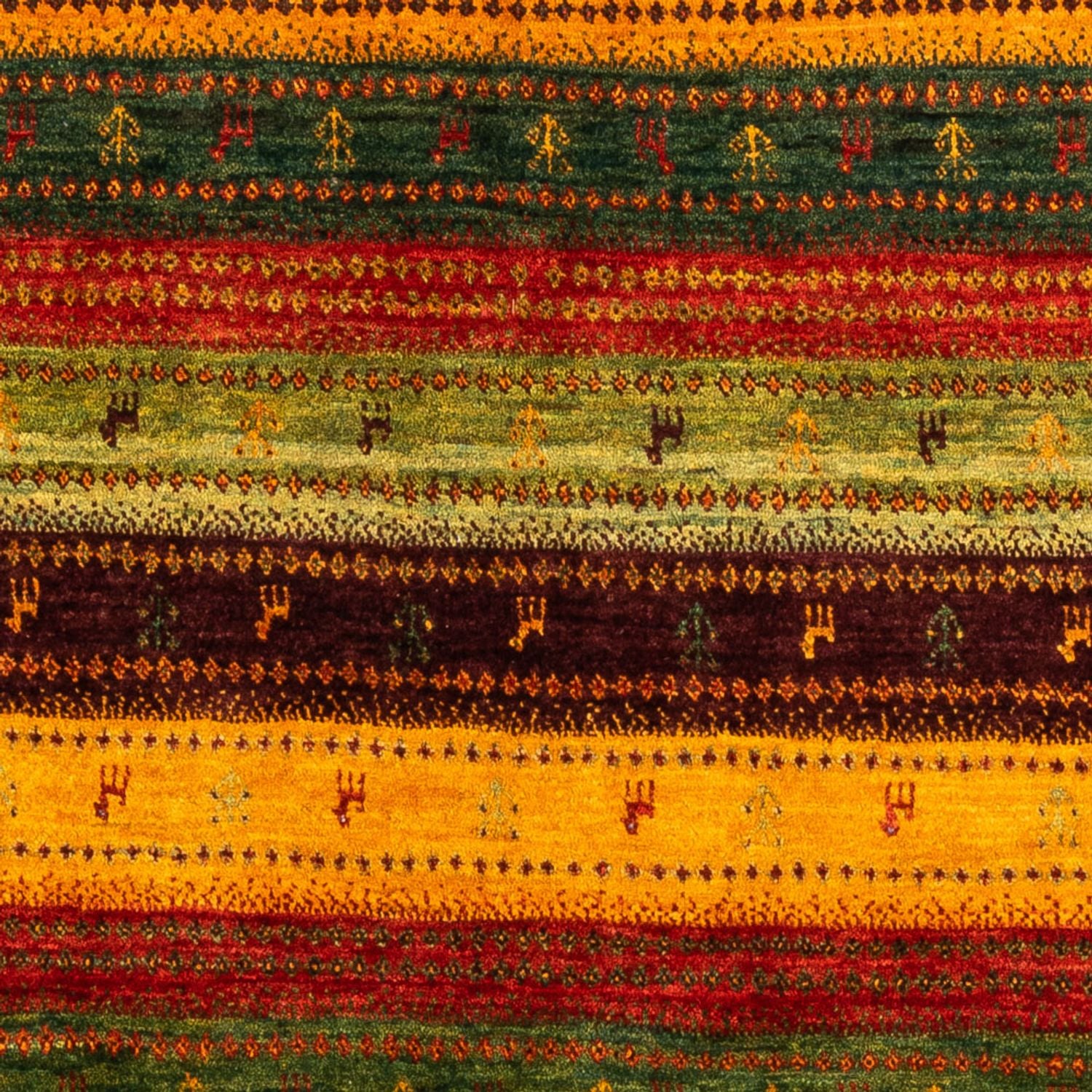 Tappeto Gabbeh - Loribaft Persero - Reale - 190 x 147 cm - blu