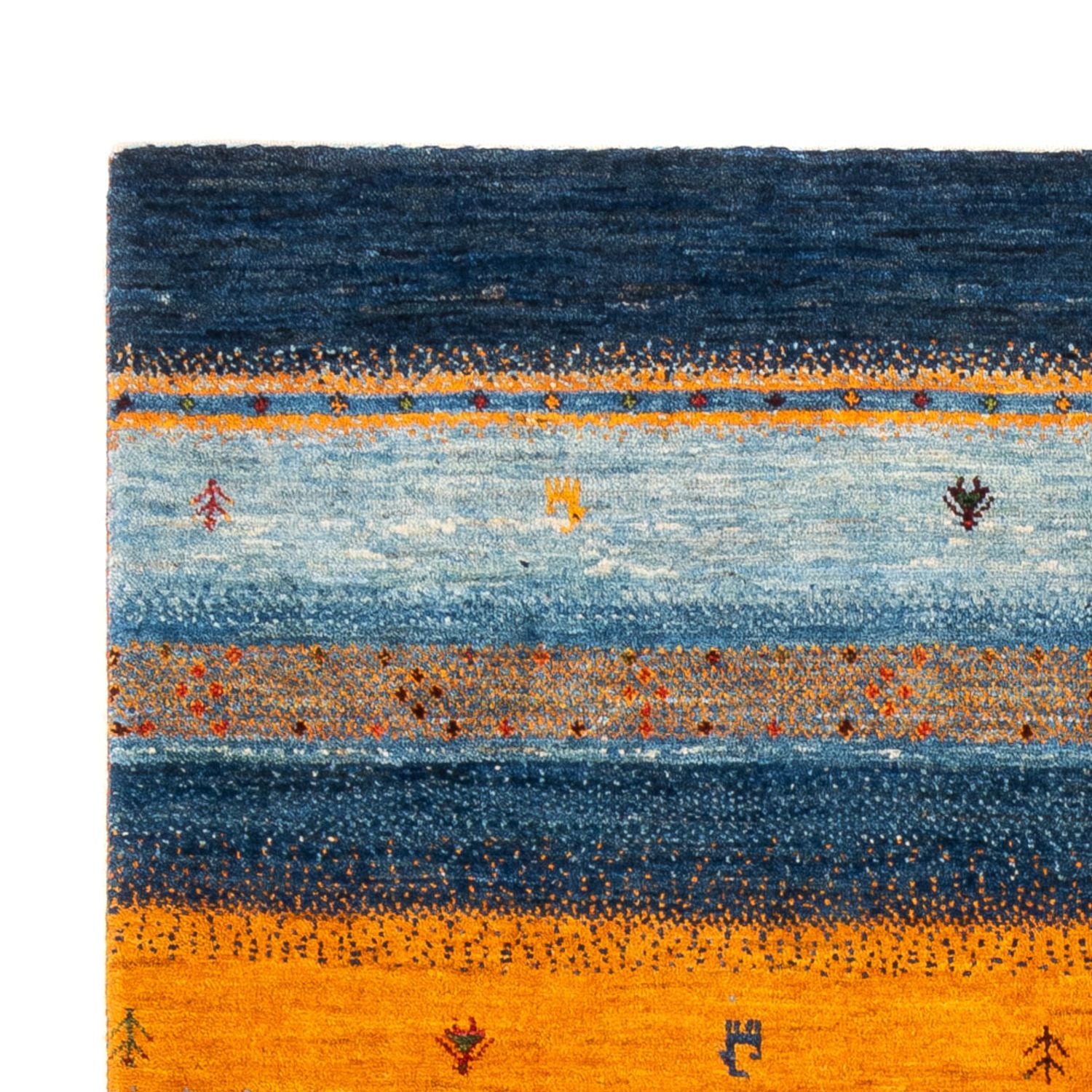 Tappeto Gabbeh - Loribaft Persero - Reale - 209 x 144 cm - blu