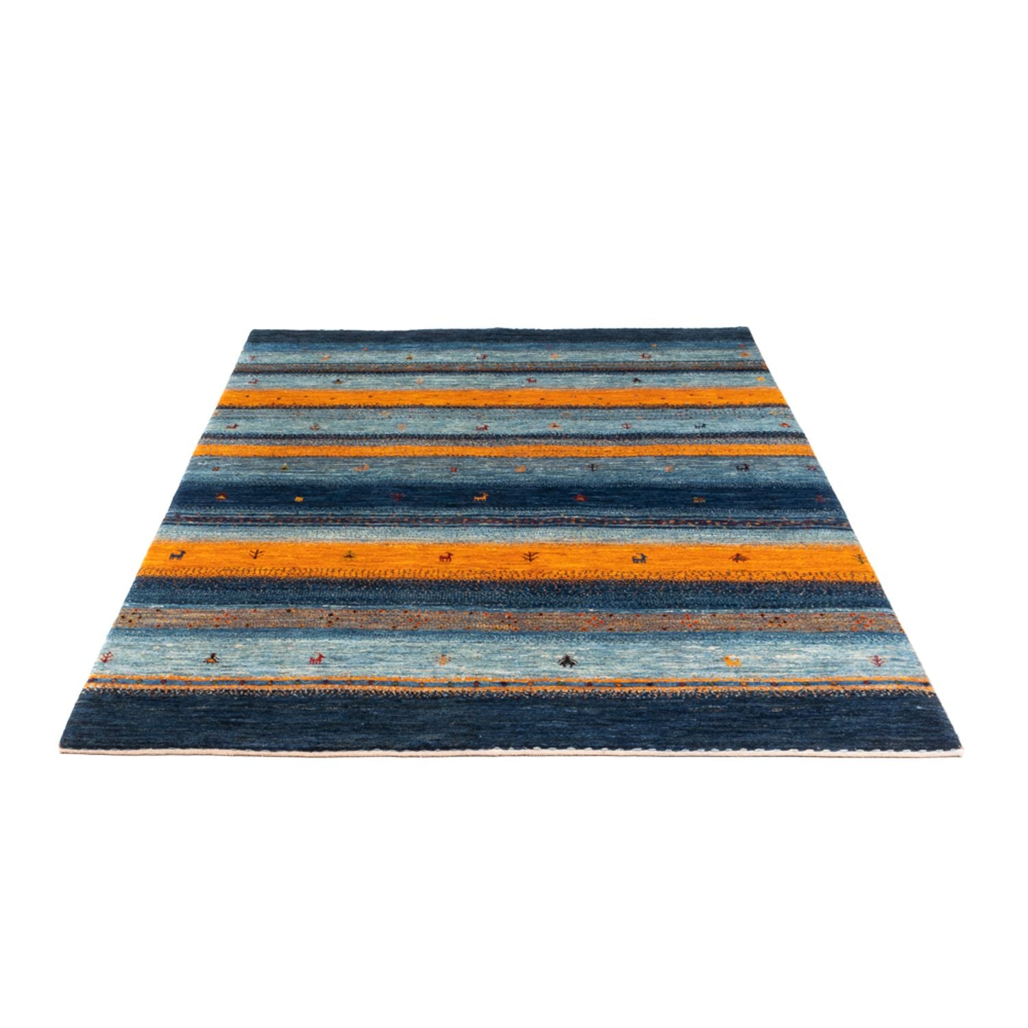 Tappeto Gabbeh - Loribaft Persero - Reale - 209 x 144 cm - blu