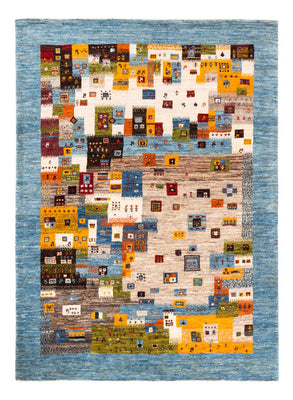 Tappeto Gabbeh - Loribaft Persero - Reale - 201 x 150 cm - blu