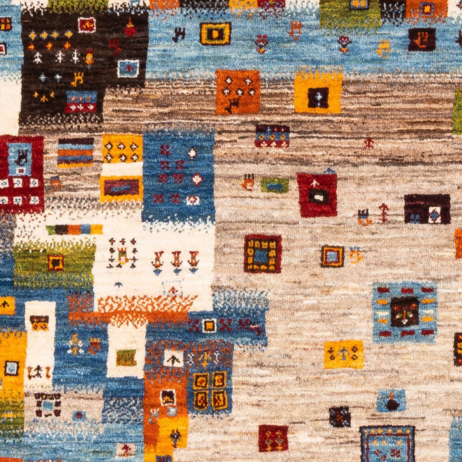 Tappeto Gabbeh - Loribaft Persero - Reale - 201 x 150 cm - blu