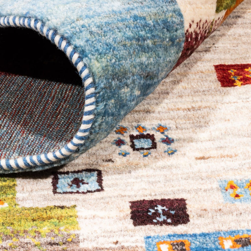 Tappeto Gabbeh - Loribaft Persero - Reale - 201 x 150 cm - blu