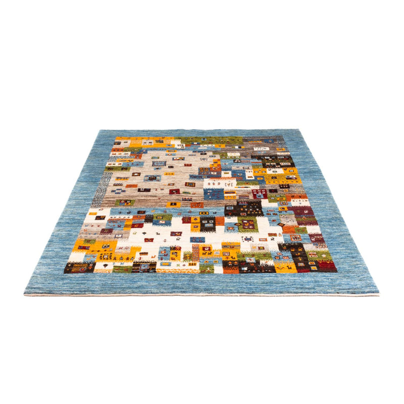 Tappeto Gabbeh - Loribaft Persero - Reale - 201 x 150 cm - blu