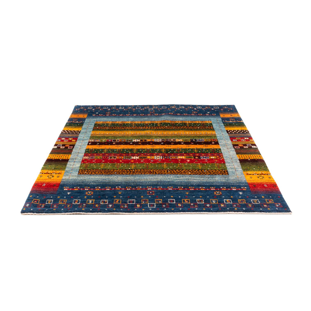 Tappeto Gabbeh - Loribaft Persero - Reale - 194 x 165 cm - multicolore