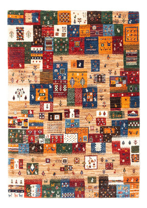 Tappeto Gabbeh - Loribaft Persero - Reale - 140 x 100 cm - multicolore
