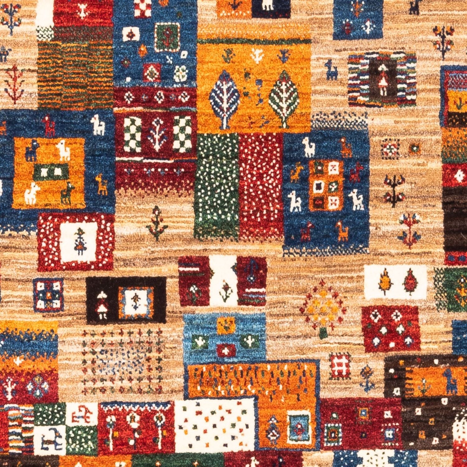 Tappeto Gabbeh - Loribaft Persero - Reale - 140 x 100 cm - multicolore