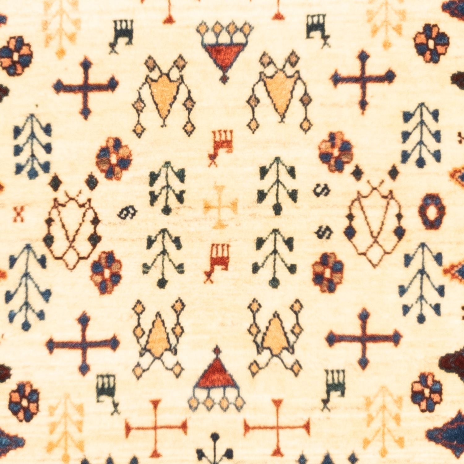 Tappeto Gabbeh - Persero - 132 x 92 cm - beige