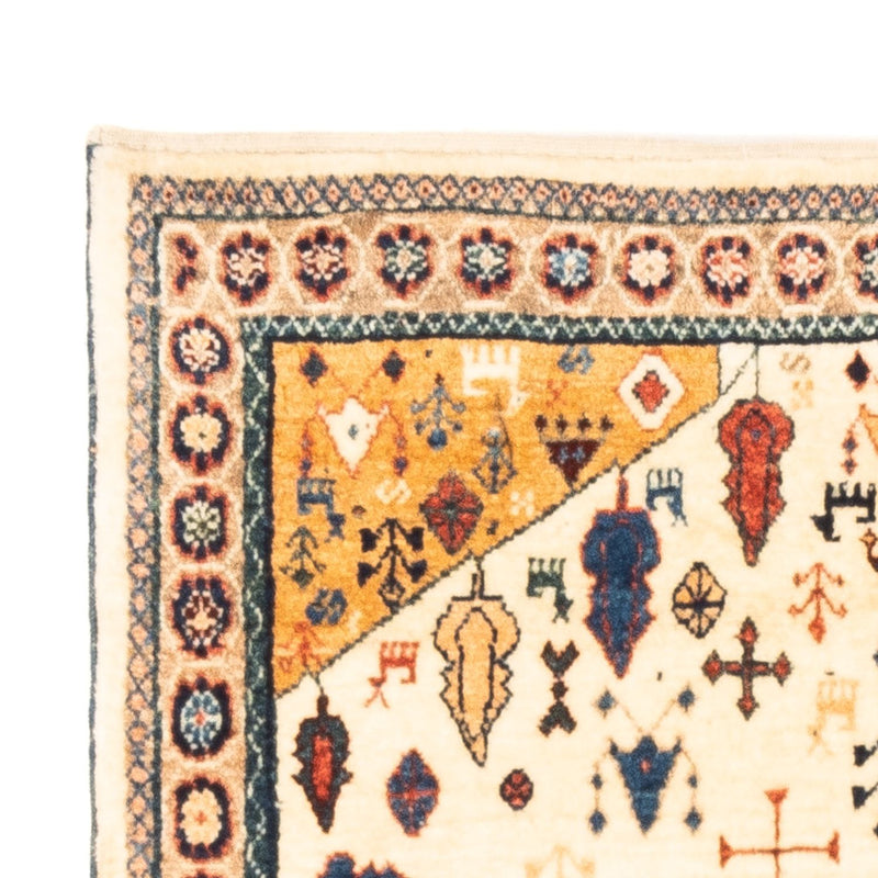 Tappeto Gabbeh - Persero - 132 x 92 cm - beige