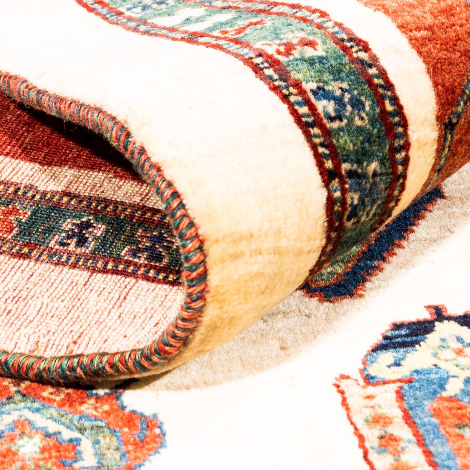 Tappeto Gabbeh - Persero - 214 x 154 cm - beige
