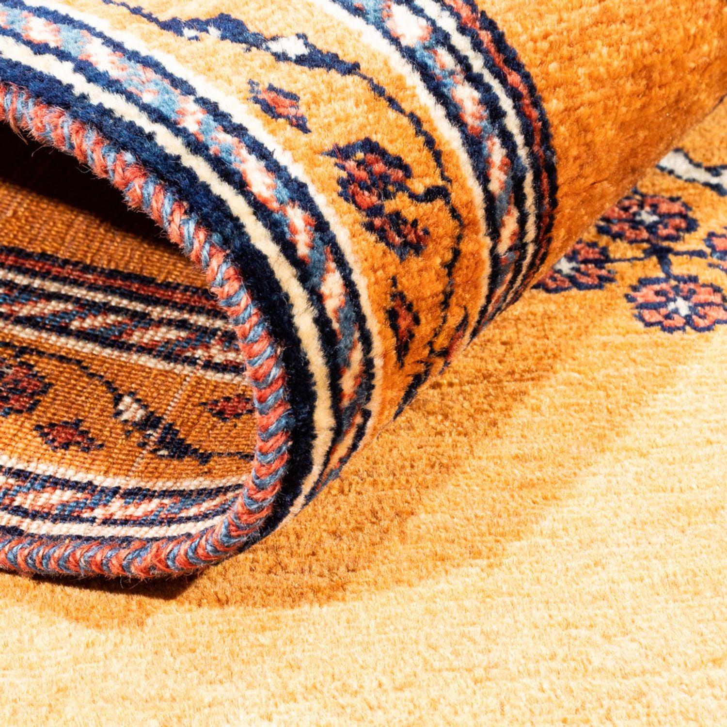 Tappeto Gabbeh - Persero - 148 x 105 cm - oro