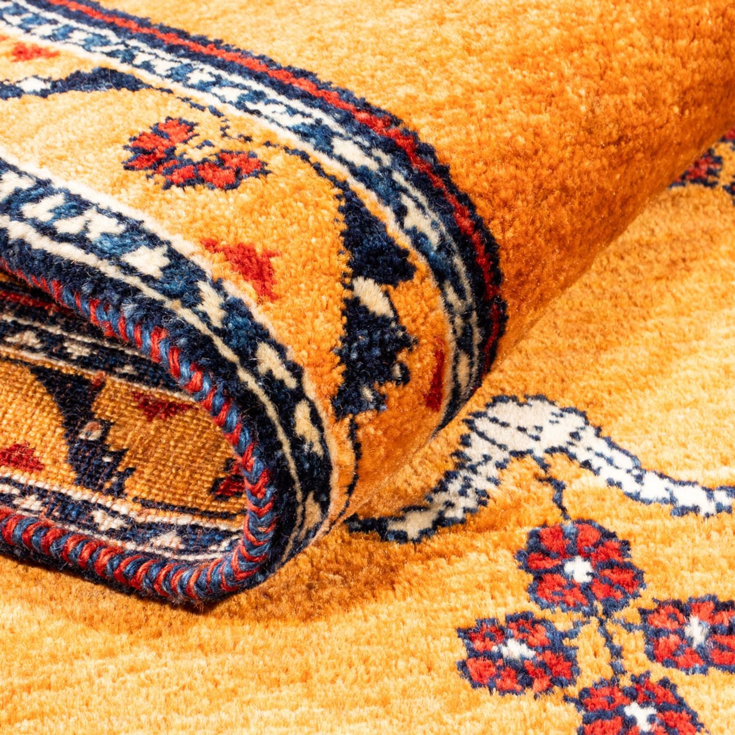 Tappeto Gabbeh - Persero - 170 x 128 cm - oro