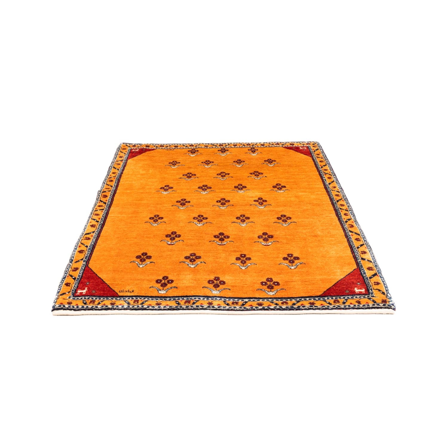 Tappeto Gabbeh - Persero - 170 x 128 cm - oro